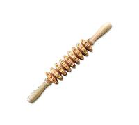 Ujjdwiurgh Rouleau de Massage en Bois pour Abdominaux à 9 Roues Fitness Roller Stick Rouleau de Massage