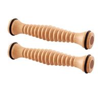 Ujjdwiurgh Rouleau de massage en bois pour fasciite plantaire, soulagement du stress et soutien de relaxation