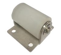 Ujjdwiurgh Rouleau de porte de douche 1 support en acier inoxydable Poulie en nylon silencieux Push-Pull Accessoires de quincaillerie