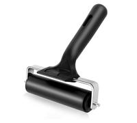 Ujjdwiurgh Rouleau en Caoutchouc Fin, Rouleaux Brayer pour L'Artisanat Rouleau en Caoutchouc Noir de 3,74 Pouces pour L'Artisanat, L'Impression, L'Encrage et L'Estampage