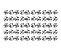 Ujjdwiurgh Roulement Radial Métrique Miniature Blindé en Métal Scellé Modèle: MR52-ZZ 2x5x2,5 mm 50 Pièces