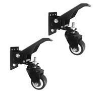 Ujjdwiurgh Roulettes rétractables très résistantes avec fonction de levage et d'abaissement maximum 2 pièces, limite de charge de 317,5 kg