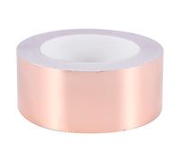 Ujjdwiurgh Ruban adhésif en feuille de cuivre 50 mm x 30 m pour protéger l'adhésif conducteur pour les réparations électriques, ruban de barrière anti-escargots pour guitare