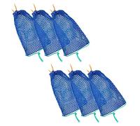 Ujjdwiurgh Sac à Appâts pour Piège à Crabe 6 Pièces avec Casier Accessoires de Pêche Portables pour Piège à Poisson