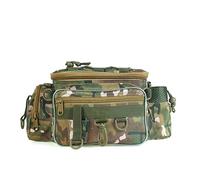 Ujjdwiurgh Sac à Bandoulière Camouflage en Plein Air Photo Sac de Matériel de Pêche Moulinet de Pêche Pièces D'Appâts Sac D'Accessoires