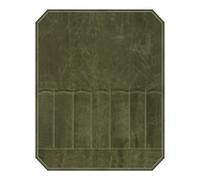 Ujjdwiurgh Sac à Couteaux de Camping Portable Sac à Couteaux de Cuisine Toile Couverts Couteaux Protecteurs Couteau Sac de Rangement de Transport,Vert ArméE