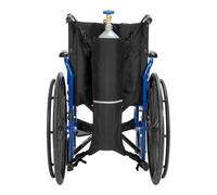 Ujjdwiurgh Sac à Oxygène avec Sangles Ajustables, Support de Bouteille D'Oxygène pour Fauteuil Roulant, Sac de Transport Portable pour Cylindre D & E.
