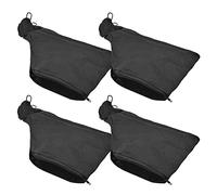 Ujjdwiurgh Sac à PoussièRe pour Scie à Onglet, Sac Collecteur de PoussièRe Noir avec Fermeture éClair et Support MéTallique, Pour Scie à Onglet Modèle 255 4 PièCes