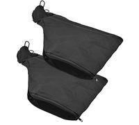 Ujjdwiurgh Sac à PoussièRe pour Scie à Onglet, Sac Collecteur de PoussièRe Noir avec Fermeture éClair et Support MéTallique, Pour Scie à Onglet Modèle 255 2 PièCes