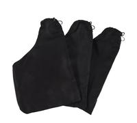 Ujjdwiurgh Sac à PoussièRe pour Scie à Onglet, Sac Collecteur de PoussièRe Noir avec Fermeture éClair et Support MéTallique, Pour Scie à Onglet Modèle 255 3 PièCes