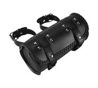 Ujjdwiurgh Sac de rangement universel pour fourche de moto en cuir PU pour guidon de vélo