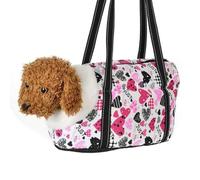 Ujjdwiurgh Sac de Transport pour Petits Chiens, pour Chiots, Sac à Bandoulière pour Chat, Adapté Aux Déplacements en Extérieur, pour Animaux de Compagnie, Résistant.