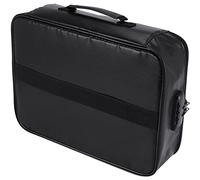 Ujjdwiurgh Sac de Verrouillage de Stockage de Documents Ignifuge, Portefeuille de Transport, Stockage de Documents Portable Multicouche, Adapté Aux Documents Importants