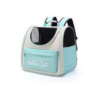 Ujjdwiurgh Sac pour Chat Grande Capacité, Fournitures pour Animaux de Compagnie, Sac Portable pour Chat, Sac pour Animal de Compagnie Respirant et Résistant au Soleil, Vert Lac