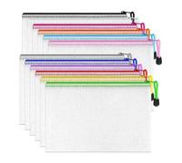 Ujjdwiurgh Sac Rangement en Grille Sac Rangement à Fermeture Éclair Sac Rangement en Grille Sac Rangement en Sac Rangement Transparent Sac Rangement Données Livraison