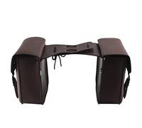 Ujjdwiurgh Sacoche de vélo rétro en cuir pour porte-bagages arrière robuste pour selle de vélo rétro, marron