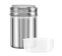 Ujjdwiurgh Salière en acier inoxydable argenté en forme de tube de type plumeau à épices