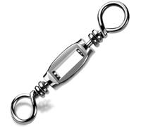 Ujjdwiurgh Saltater Fishing Swivels 15pcs Terminal de Terminal en Acier Inoxydable Lourd Connecteur Taille 8