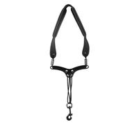 Ujjdwiurgh Sangle de Saxophone Sangle de Cou de Saxophone Réglable avec Crochet en Métal Élingue de Harnais de Saxophone Confortable et Respirante