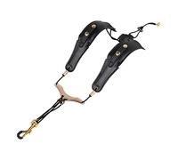 Ujjdwiurgh Sangle d'épaule réglable pour saxophone Double bandoulière Harnais pour instruments de musique Accessoires