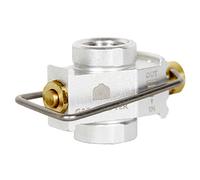 Ujjdwiurgh Saver Plus Gaz Convertisseur Shifter Recharge RéServoir Plat Adaptateur de Conversion Adaptateur Valve,Argent