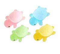 Ujjdwiurgh Savon Little Turtle Aux Huiles Essentielles, 4 Pièces de Savon Hydratant Mignon pour Enfants Little Turtle pour le Bain.