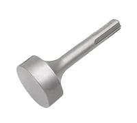 Ujjdwiurgh SDS plus Détecteur de Tige de Terre pour Marteaux Perforateurs, Douille Universelle pour Bits de Tige de Terre pour GBH-3-28 GBH2-26 (Plat) Facile à Utiliser Argenté