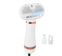 Ujjdwiurgh Sèche-Cheveux Portable pour Animaux de Compagnie, Souffleur de Salon pour Chiens, Toilettage pour et Chiens, Brosse Professionnelle, Séchage des Poils à Domicile, Prise EU.