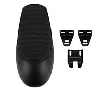 Ujjdwiurgh Selle de moto rétro vintage Café Racer Selle plate pour CG125 CB350 CB400 CB500 CB750 SR400 XJ XS