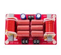 Ujjdwiurgh Séparateur de Fréquence Audio 800 W Crossover Caisson de Basses Haut-Parleur à Double Bobine Vocale Double Caisson de Basses Haut-Parleur Crossover Installation Facile Facile à Utili