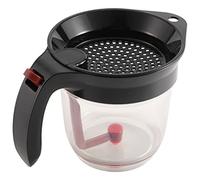 Ujjdwiurgh Séparateur d'huile 1000 ml et passoire avec libération par le bas pour sauces et autres liquides avec graisse d'huile