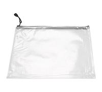 Ujjdwiurgh SéRie de 12 PièCes A4 Sac de Classement à GlissièRe Sac à GlissièRe Filet Sac de Rangement de de SociéTé Sac de Classement en PVC Sac de Rangement de Fournitures (34CMx24CM)