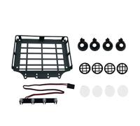 Ujjdwiurgh Série H12Y 1/12 Échelle RC Voiture Custom Métal Bagages Rack Kit Lumière pour Tuning et Améliorations