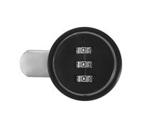 Ujjdwiurgh Serrure à Combinaison Mécanique Antivol de 20 mm pour Classeur de Bureau, Tiroir, Boîte à Enveloppes, Armoire de Rangement, Noir