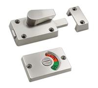 Ujjdwiurgh Serrure à Indicateur de Loquet, Indicateur de Verrouillage, Indicateur de Séparation avec Indicateur D'Occupation, Serrure à Loquet de Porte de Cabine de Toilettes