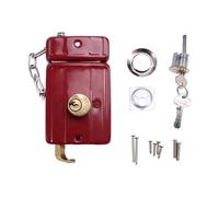 Ujjdwiurgh Serrure Antivol en Fonte Porte Extérieure Assurance Multiple Sécurité Dortoir Intérieur Domestique avec Serrure de Porte en Bois à Clé