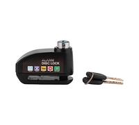 Ujjdwiurgh Serrure de Frein à Disque de Moto Moto Vélo Scooter Serrure de Sécurité Étanche Alarme Sonore Noir