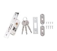 Ujjdwiurgh/Serrure de Porte, Serrure à Crochet pour Porte Coulissante, Corps en Alliage, Porte en Verre pour Cadre, Robuste, Quincaillerie de Porte