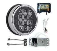 Ujjdwiurgh Serrure de Remplacement pour Clavier Numérique Chromé, Serrure Électronique