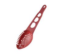 Ujjdwiurgh Serveur à Spaghetti en Nylon Fourchette à Pâtes Antiadhésive Cuillère à Fente Passoire Alimentaire avec Outil de Mesure à Spaghetti Passoire Louche