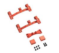 Ujjdwiurgh SièGe de Base de Tige de Traction en MéTal avec Support de Support de Servo SupéRieur D'Essieu pour PièCes de Mise à Niveau de Voiture MN D90 MN-90 MN99S MN99 RC