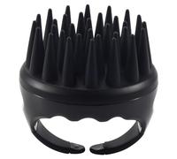 Ujjdwiurgh Silicone Cheveux Cuir Chevelu Shampooing Brosse de Massage Pommeau de Douche Masseur Épurateur de Cheveux pour Pellicules