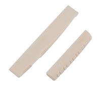 Ujjdwiurgh Sillet de chevalet en os de 12 cordes pour guitare folk 49 mm/76 mm