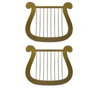 Ujjdwiurgh Simulation D' Harpe Modèle Instrument de Musique Décoration Cosplay Mascarade Personnage Habiller