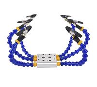 Ujjdwiurgh Soldeirng Étau d'établi avec 6 bras flexibles Support en fer PCB Outil de réparation
