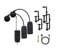 Ujjdwiurgh Solution Mic sans 2.4G pour Instruments à Cordes - Connexion Robuste et Chargement Simultané pour Les Joueurs de Violon, Alto, Violoncelle.