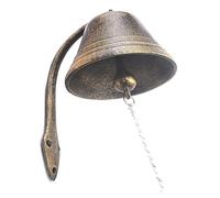 Ujjdwiurgh Sonnette de porte en fer pour extérieur ou intérieur - Style rustique - Pour entrée et entrée