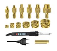 Ujjdwiurgh Soudering Iron Filed Inserts Conseils de Soudage Réglage de L'Outil D'Insertion de Chaleur Plug Eu