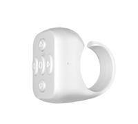 Ujjdwiurgh Souris Air Mouse Bluetooth sans Mobile Selfie Lazy Instant Remote Control Ring Music Video Controller pour Ordinateur Portable Téléphone pour Pad Phone, Télécommande à Défilement B