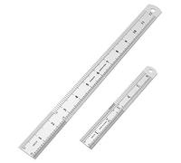 Ujjdwiurgh Stainless Règle En Acier Règle En Métal De 12 Pouces À 6 Pouces